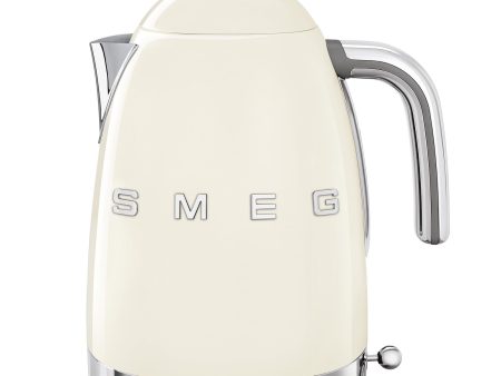 Hervidor eléctrico SMEG KLF04CREU con Control de Temperatura, 2400 W, 1.7 litros, Crema Embalaje Deteriorado Hot on Sale