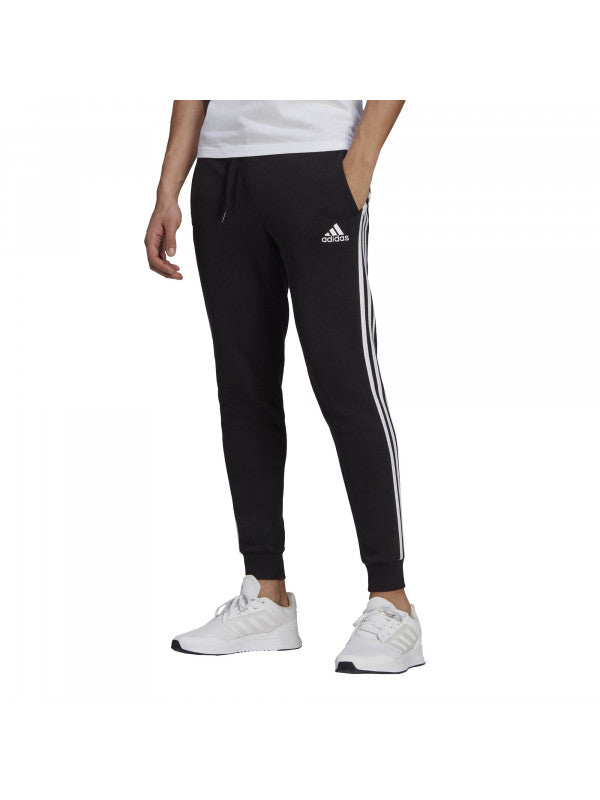 Talla: XXL - Adidas Pantalones ajustados de tejido polar Essentials con 3 rayas para hombre, Nergro Caja Abierta Online Sale