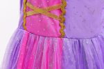 Vestido de princesa para bebé diseño Rapunzel fiesta Halloween Navidad carnaval Cosplay con accesorios Embalaje Deteriorado Supply