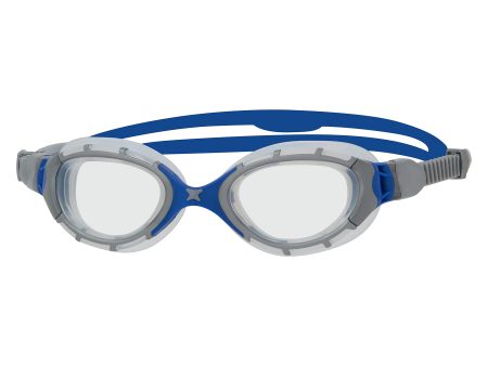 Zoggs Predator Flex-Regular Fit Gafas De Natación, Adultos Unisex, Azul Transparente Caja Abierta Sale